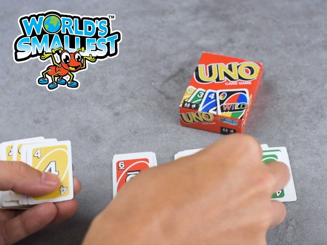 Amazon.com: World's Smallest UNO : Toys & Games
